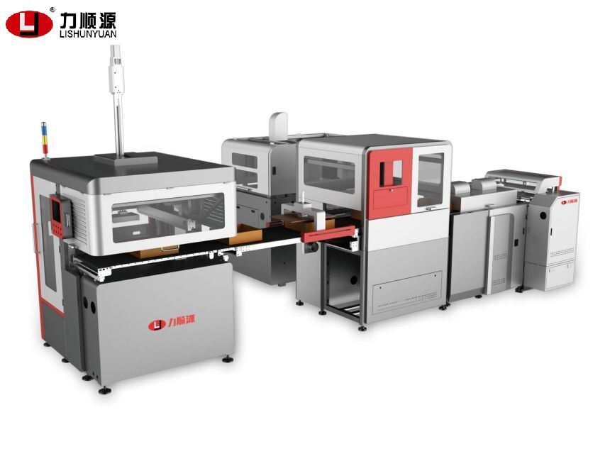 LY-HB1200CN Intelligent High-Speed  Rigid Box Production Line 20-30pcs/Min