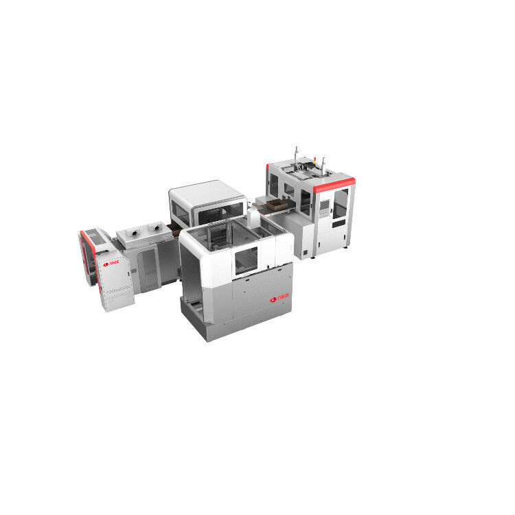 Automatic Paper Box Making Machine L8500 W4000 H3300mm Ideal for Streamlined Carton Manufacturing Processes