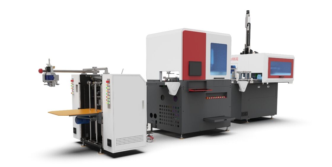 LY- 1500CB Intelligent Automatic Rigid Box Making Machine (within bubble pressing functions) Rigid Box/ Box Making/ Box Making Machine/ Automatic Rigid Box Making Machine/ Case Maker