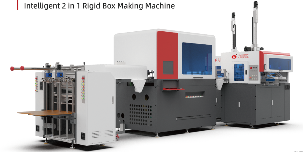 LY-HB3000CZ Intellegent 2 In 1 Rigid Box Making Machine         Rigid Box making Machine   Fully automatic Machine