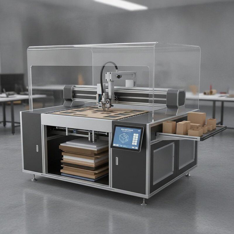 Rigid Box Making Machine Designed for Sample Making and Small Batch Customized Production with Flexible Material Cutting