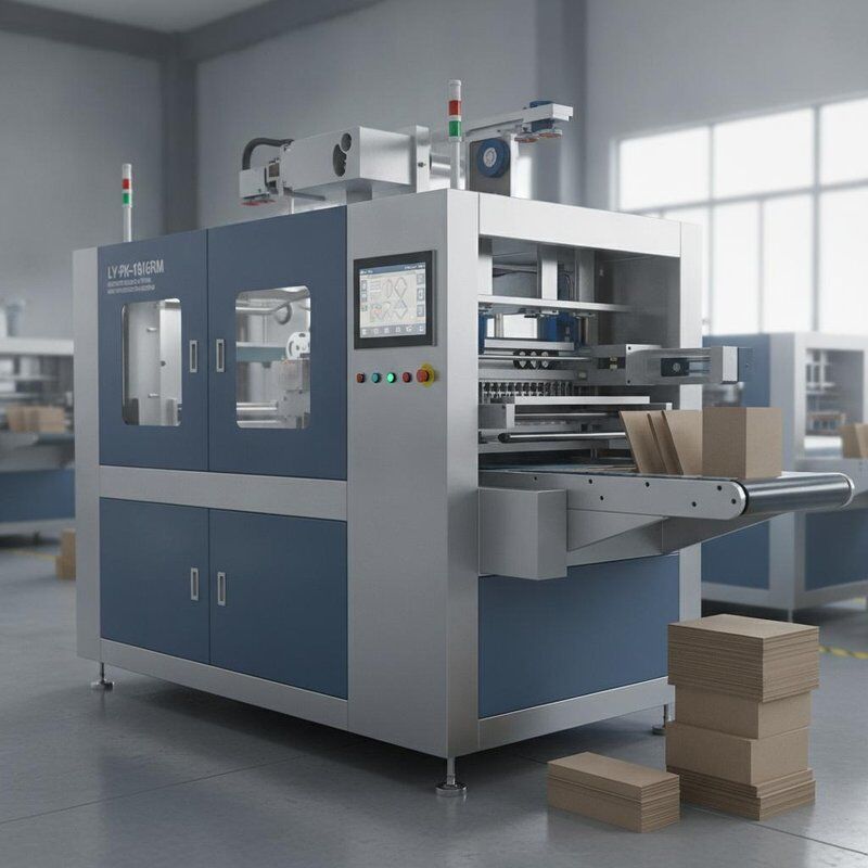 LY-PK-1816RM Rigid Box Making Machine Providing Accurate Folding and Cutting Functions for High Precision Packaging Box Manufacturing
