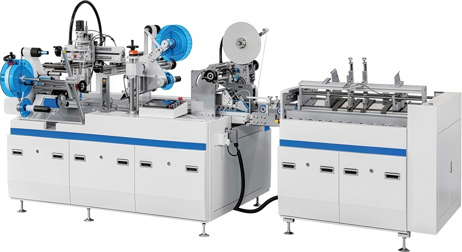 LY-600SFT-3 Multi-function Double-Sided Tape Application Machine For Folding Boxes    Gift Box Manufacturing Equipment   Box Tape Pasting Machine