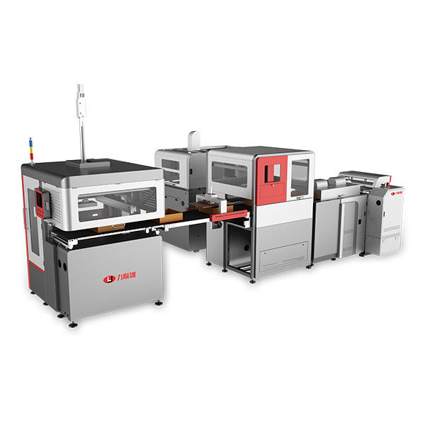 LY-1200CM Rigid Box Making Machine with Intelligent Spotting and Folding System Ensuring High Accuracy and Reduced Time Consumption