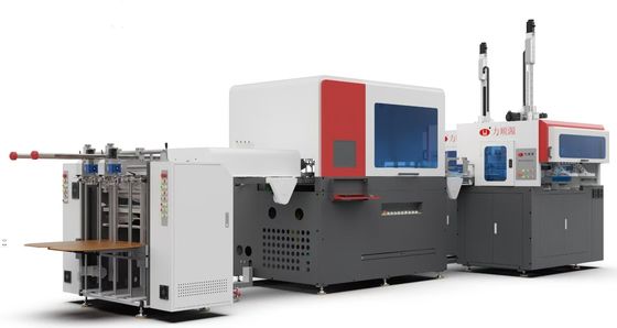 LY-HB3000CZ Intellegent 2 In 1 Rigid Box Making Machine         Rigid Box making Machine   Fully automatic Machine