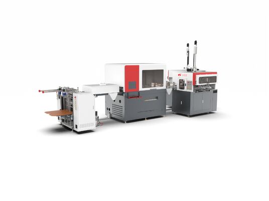 LY- HB3000A Intelligent 2 in 1 Rigid Box Making Machine (within bubble pressing functions)        Rigid box machine         Automatic rigid box making machine