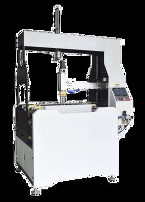 LY-800C Intelligent Semi Automatic Wrapping Machine（within Backside Ear Brushing）   Gift Box Wrapping Machine  Rigid Box Edge Folding Macine